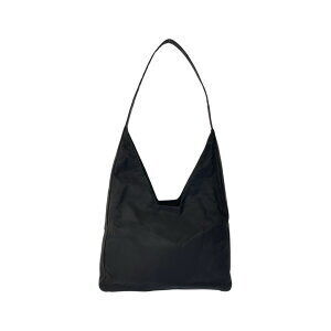 Prada hobo Nylon handbag bag logo plate Tessuto black shoulder triangular